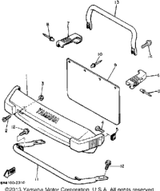 Bumper, Front 3 1984 BRAVO (BR250H) 8R4-77513-00-00