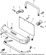 Bumper, Front 3 1987 BRAVO (BR250L) 8R4-77513-00-00