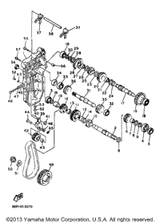 Sprocket, Chain Driven (22T) 1998 VK540 II (VK540EB) 83R-47548-00-00