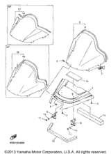 Cover, Headlight 1998 VMAX 500 XTC DELUXE (ELEC START) (VX500XTCDB) 8CR-77251-00-00