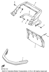 Bumper, Front 1 1998 VMAX 500 XTC (VX500XTCB) 8CR-77511-00-00