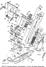 Bracket 2 1992 EXCITER II (EX570S) 84M-2377E-00-00