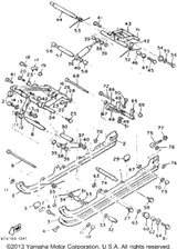 Frame, Sliding 2 1988 XLV (XL540M) 83W-47412-00-00