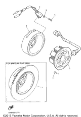 Rotor Assembly UR FOR 8BP2 (AP FOR 8AB2) 1995 VMAX 500 LE (ELEC START) (VX500EV) 8CB-85550-00-00