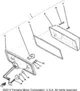 Screw, Pan Head 1978 ET250B 98511-04030-00