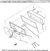 Screw, Pan Head 1979 ET340C 98511-04030-00