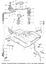 Pin, Spring 1992 EXCITER II LE (ELEC START) (EX570ES) 91609-25032-00