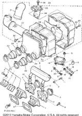 Nut, Flange 1992 VENTURE GT (VT480GTS) 95701-06500-00