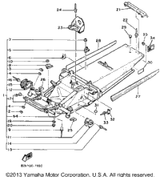 Washer, Plate 1987 PHAZER (PZ480L) 90201-04325-00