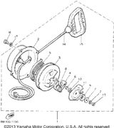 Washer 1992 PHAZER II LE (ELEC START) (PZ480ES) 92995-06100-00