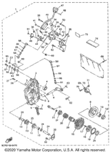 Nut, Self U-Flange 1998 VMAX 700 SX (VX700SXB) 95607-06200-00