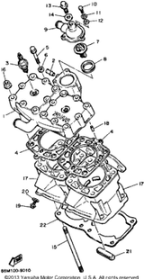 Bolt (97001-06025-00) 1989 EXCITER DELUXE (ELEC START) (EX570EN) 97011-06025-00