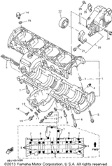 Bolt, Flange 1995 VMAX-4 ST (LONG TRACK) (VX800STV) 95817-08050-00