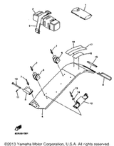 Washer, Plate 1998 VMAX 600 XT (VX600XTB) 90201-057H5-00