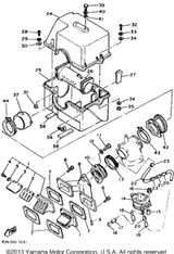 Nut, Hexagon 1990 XL-V (XL540P) 95380-06600-00