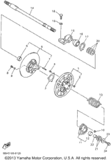 Washer, Plate 1996 PHAZER II MOUNTAIN LITE (PZ480STW) 90201-141A3-00