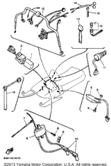 Clamp, Cord 1989 EXCITER (EX570N) 861-82361-00-00