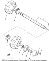 Nut 1987 PHAZER DELUXE (ELEC START) (PZ480EL) 90170-22094-00