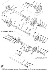 Nut, Self-Locking 1978 ET250B 90185-12067-00