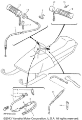 Clamp 1996 PHAZER II LE (ELEC START) (PZ480EW) 90465-10189-00