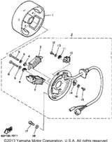 Washer, Plate 1989 BRAVO (BR250N) 90201-06043-00