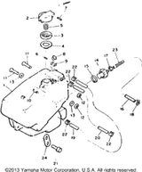 Spring, Torsion 1994 BRAVO LT (BR250TU) 90508-10715-00