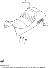 Washer, Plate 1995 VMAX-4 ST (LONG TRACK) (VX800STV) 90201-08748-00