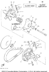 Nut, Self-Locking 1992 VENTURE GT (VT480GTS) 95601-05200-00