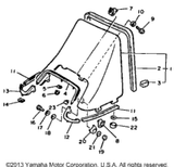 Washer, Plate 1990 XL-V (XL540P) 90201-06643-00