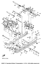 Bolt, Flange 1994 PHAZER II (PZ480U) 95811-08040-00