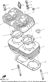 Washer, Plate 1992 PHAZER II ST (PZ480STS) 90201-08100-00