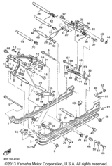 Nut, U-Flange (95607-08200-00) 1996 VENTURE XL (VT480W) 95617-08200-00