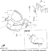 Washer, Plate 1992 PHAZER II LE (ELEC START) (PZ480ES) 90201-054K4-00