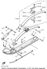 Pin, Cotter 1987 ENTICER 340 (ET340L) 91401-30030-00