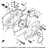 Screw, Flat Head 1974 SL433F 98701-06014-00