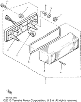 Washer, Plate 1995 VMAX-4 ST (LONG TRACK) (VX800STV) 90201-06407-00