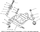 Washer, Plate 1987 EXCEL III (EC340L) 90201-10639-00