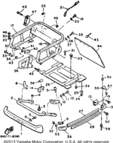 Washer, Plate 1989 ENTICER LTR (LONG TRACK+REVERSE) (ET400TRN) 90201-08748-00