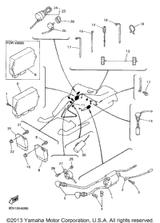 Clamp 1998 VMAX 600 XTC DELUXE (ELEC START) (VX600XTCDB) 90464-13077-00