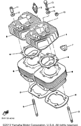 Washer, Plate 1984 PHAZER (PZ480H) 90201-08100-00