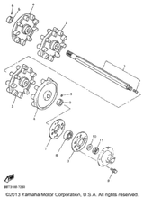 Bolt, Set 1997 VMAX-4 800 (VX800A) 90113-06055-00