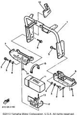 Bolt, Flange 1990 XL-V (XL540P) 95816-08016-00