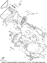 Bolt (83L) 1992 PHAZER II LE (ELEC START) (PZ480ES) 97022-08040-00