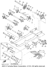 Circlip 1996 PHAZER II MOUNTAIN LITE (PZ480STW) 99009-42500-00