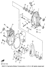 Bolt, Flange 1997 VMAX-4 800 (VX800A) 95817-06055-00