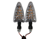 Suzuki GT 380, GT 550 LED Black Arrow Large Motorcycle Turn Signal Indicator Blinker Lights Front/Rear Pair