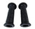 Honda CB100,CB125,CB160 Black Soft Rubber Comfort Open End Motorcycle Grips (Pair)