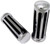 Chrome & Rubber "Rail Style" 1" Handlebar Motorcycle Grips for Harley Road Glide (Pair) Chrome & Rubber "Rail Style" 1" Handlebar Motorcycle Grips for Harley Road Glide (Pair)
