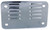 V-FACTOR LOUVERED LICENSE BACKING PLATE