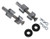 V-Factor Chrome Solo Seat Spring Mounts Works with 1 & 1/4" Frame Tube